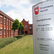 Das Gebäude des Finanzamtes Aurich