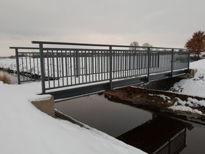 Brücke am Schlichtmoorweg im Auricher Ortsteil Middels