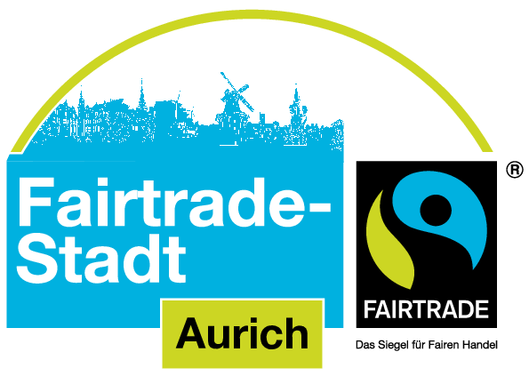 Gütesiegel des Vereins TransFair e. V. für die Stadt Aurich