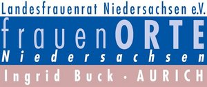 Das Logo Frauenorte Niedersachsen, Ingrid Buck, Aurich