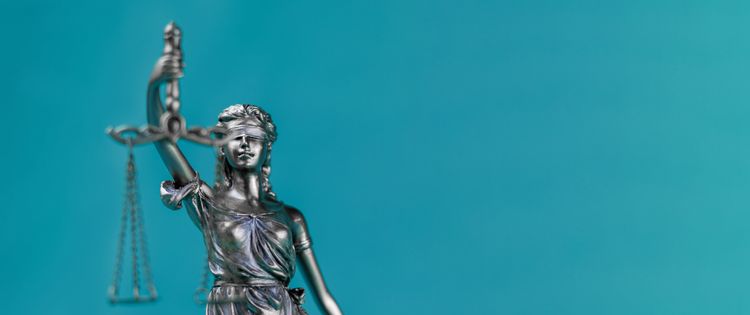 Symbol der Justitia 