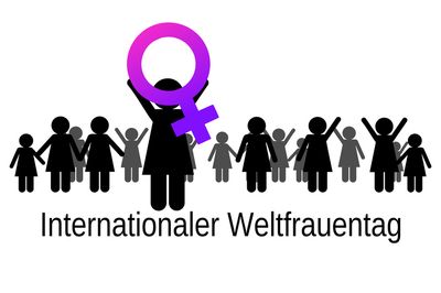 Werbebanner Internationaler Weltfrauentag