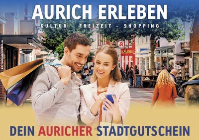 Werbeplakat Stadtgutschein Aurich