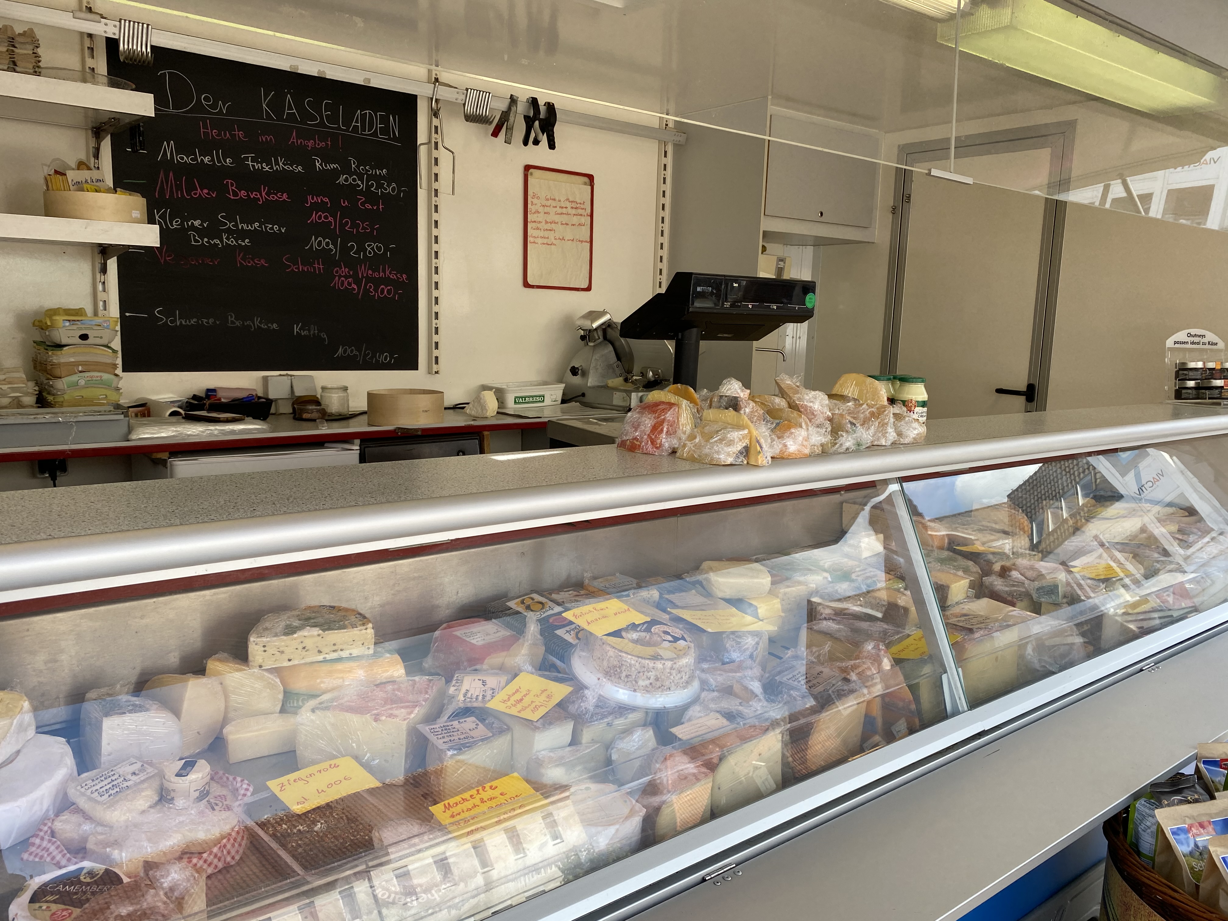 Verkaufswagen für Käse