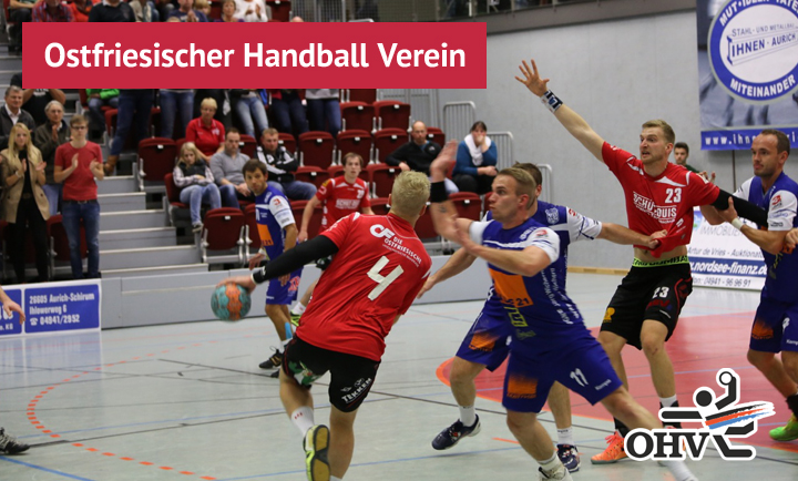 Spieler und Zuschauer bei einem Handballspiel in der Sparkassenarena